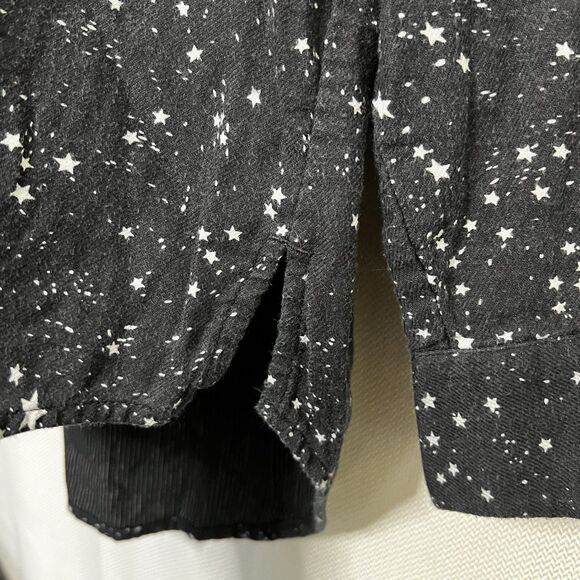 Madewell Oversized Ex-Boyfriend Shirt In Star Print Button Down Women's Size M - Picture 8 of 16